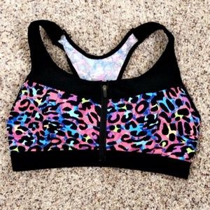 Bella Zip Up Sports Bra